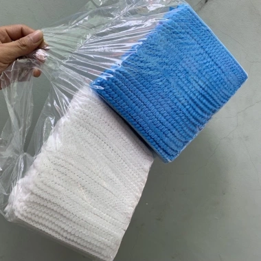 Mũ chùm đầu y tế 100 cái/túi - Nón còn sâu, giày dặn, dùng cho ARSEF, giá 16.000đ