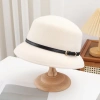 Mũ chuông dạ phối đai da sang chảnh - Giá chỉ 125.000₫, giảm từ 160.000₫ 5