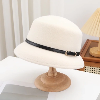 Mũ chuông dạ phối đai da sang chảnh - Giá chỉ 125.000₫, giảm từ 160.000₫