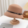 Mũ chuông dạ phối đai da sang chảnh - Giá chỉ 125.000₫, giảm từ 160.000₫ 9