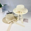 Mũ Cói Caramella Màu Be Vành Rộng Thắt Nơ Biển Che Nắng Mùa Hè Giá 49.000 5