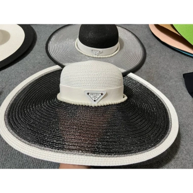 Mũ cói đi biển thời trang cao cấp, vành rộng chống nắng, chỉ 119.000₫