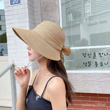 Mũ cói đi biển vành lưỡi trai cho bạn gái - Nón cói che nắng siêu nhẹ, giá chỉ 52.000₫