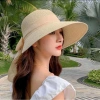 Mũ cói form lưỡi trai che nắng siêu xinh cho bạn gái - Nón cói đi biển, giảm giá 55k 4