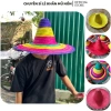 Mũ cói Mexico 7 màu vành rộng che nắng, trẻ em & người lớn đều phù hợp – làm theo yêu cầu, giá 34.999 VND