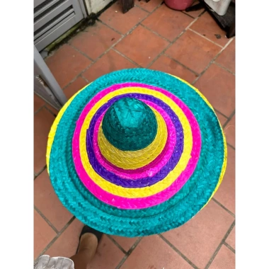 Mũ cói Mexico 7 màu vành rộng che nắng, trẻ em & người lớn đều phù hợp – làm theo yêu cầu, giá 34.999 VND 3 Mũ cói Mexico 7 màu vành rộng che nắng, trẻ em & người lớn đều phù hợp – làm theo yêu cầu, giá 34.999 VND 3