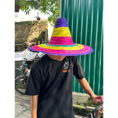 Mũ cói Mexico 7 màu vành rộng che nắng, trẻ em & người lớn đều phù hợp – làm theo yêu cầu, giá 34.999 VND 7 Mũ cói Mexico 7 màu vành rộng che nắng, trẻ em & người lớn đều phù hợp – làm theo yêu cầu, giá 34.999 VND 7