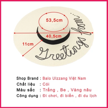Mũ cói nữ vành rộng chống nắng, nơ xinh thời trang Hàn Quốc - Chỉ 80k 2 Mũ cói nữ vành rộng chống nắng, nơ xinh thời trang Hàn Quốc - Chỉ 80k 2