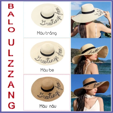 Mũ cói nữ vành rộng chống nắng, nơ xinh thời trang Hàn Quốc - Chỉ 80k 3 Mũ cói nữ vành rộng chống nắng, nơ xinh thời trang Hàn Quốc - Chỉ 80k 3