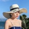 Mũ cói nữ vành rộng chống nắng, nơ xinh thời trang Hàn Quốc - Chỉ 80k 5