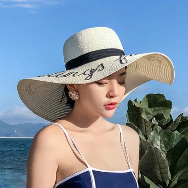 Mũ cói nữ vành rộng chống nắng, nơ xinh thời trang Hàn Quốc - Chỉ 80k 5 Mũ cói nữ vành rộng chống nắng, nơ xinh thời trang Hàn Quốc - Chỉ 80k 5