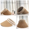 Mũ cói nửa đầu chống nắng rộng vành ULZZANG Hàn Quốc: Sang chảnh, giá chỉ 49.000₫ 4
