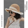 Mũ Cói Ren Bé Gái 3-10 tuổi - Chống Nắng Du Lịch, Siêu Mềm, Giá 99.000đ 3