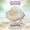 Mũ Cói Ren Bé Gái 3-10 tuổi - Chống Nắng Du Lịch, Siêu Mềm, Giá 99.000đ 10