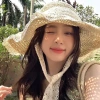 Mũ Cói Ren Nữ Vành Rộng Thắt Nơ Vintage - Đi biển, che nắng Hàn Quốc cho mẹ & bé gái, 68.000đ 2