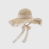 Mũ Cói Ren Nữ Vành Rộng Thắt Nơ Vintage - Đi biển, che nắng Hàn Quốc cho mẹ & bé gái, 68.000đ 10