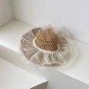 Mũ Cói Rộng Vành Ren Phong Cách Nhật Bản - Thời Trang Đi Biển Mùa Hè Nữ Giá 160k 6