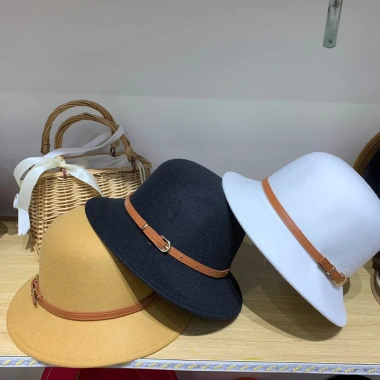 Mũ dạ ép tiểu thư phối đai da sang chảnh – Giá chỉ 105.000đ, giảm 30%, thời trang nữ ưu đãi đặc biệt