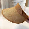 Mũ Du Lịch Hàn Quốc Mùa Hè Chống UV, Vành Lớn, Ống Hút Rỗng - Phù Hợp Xe Đạp Nữ 10