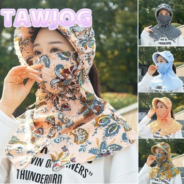 Mũ hái trà TAWJOG, vành rộng hoa, chống UV, thoáng khí, thời trang mùa hè 81.972 VND