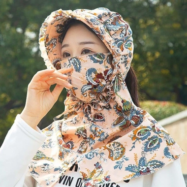 Mũ hái trà TAWJOG, vành rộng hoa, chống UV, thoáng khí, thời trang mùa hè 81.972 VND