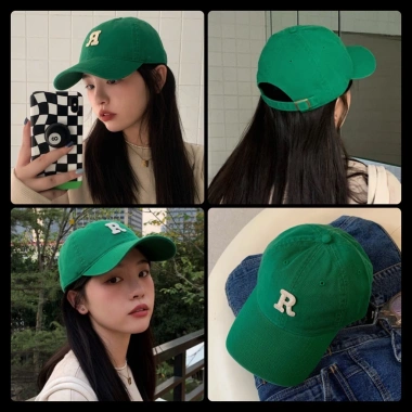 Mũ lưỡi trai chữ R unisex thời trang giá rẻ, phù hợp đi học, đi chơi - chỉ 58.000₫