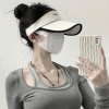 Mũ lưỡi trai nữ thể thao nửa đầu vành rộng chống tia UV - Giá chỉ 23.200₫ 3