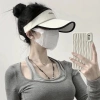Mũ lưỡi trai nữ thể thao nửa đầu vành rộng chống UV cực tốt – PTLUXURY chỉ 52.000₫