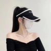 Mũ lưỡi trai nữ thể thao nửa đầu vành rộng chống UV cực tốt – PTLUXURY chỉ 52.000₫ 6