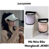 Mũ lưỡi trai nữ thể thao nửa đầu vành rộng chống UV cực tốt – PTLUXURY chỉ 52.000₫ 8
