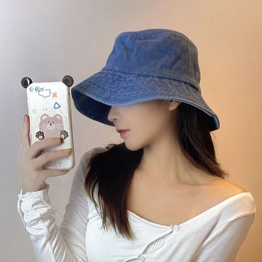 Mũ ngư dân Denim đa năng mùa hè - Mũ che nắng thời trang ngoài trời, giá 64.044₫ 2