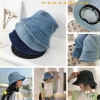 Mũ ngư dân Denim đa năng mùa hè - Mũ che nắng thời trang ngoài trời, giá 64.044₫ 5