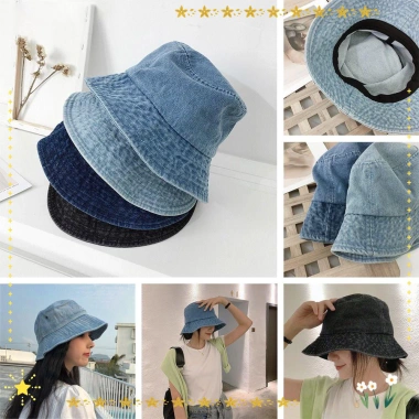 Mũ ngư dân Denim đa năng mùa hè - Mũ che nắng thời trang ngoài trời, giá 64.044₫ 5