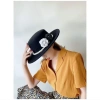 Mũ nỉ dạ đầu bằng họa tiết hoa đen trắng siêu xinh Giá chỉ 99.000 VNĐ 9