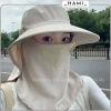 Mũ nón chống nắng đa năng, cotton thoáng mát, kèm khẩu trang & khăn vai - 66.5k