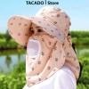 Mũ nón chống nắng nữ vành rộng mùa hè kèm khẩu trang 2 lớp - Giá 39.000, hàng loại 1