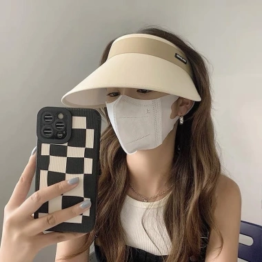 Mũ nón chống nắng nửa đầu Aminta rộng vành UV, visor cao cấp thời trang uzzang - 24.000₫ 5 Mũ nón chống nắng nửa đầu Aminta rộng vành UV, visor cao cấp thời trang uzzang - 24.000₫ 5