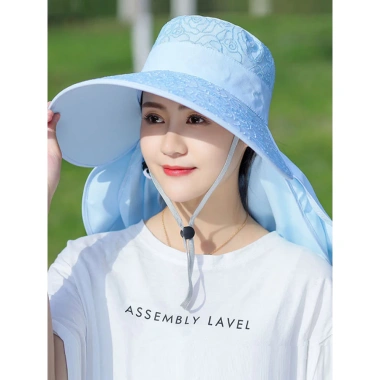 Mũ Nón Chống Nắng Rộng kèm Khẩu Trang – Phù hợp làm việc ngoài trời, Giá 62.000₫ 5