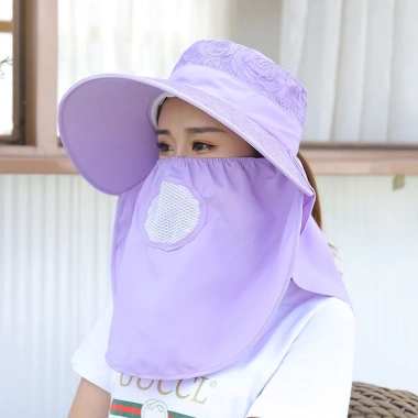 Mũ Nón Chống Nắng Rộng kèm Khẩu Trang – Phù hợp làm việc ngoài trời, Giá 62.000₫ 6