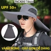 Mũ nón chống nắng vành rộng 15cm thoáng khí, gấp gọn cho nam nữ - Giá chỉ 65.000₫