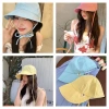 Mũ nón lưỡi trai vành rộng dây buộc tiểu thư LT09 - Giá chỉ 78.000₫ giảm mạnh