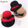 Mũ nón nỉ dạ vành cụp đai nơ kép size to - Nhiều màu, hàng QC, giảm giá 20%