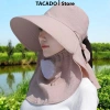 Mũ nón rộng vành chống nắng có che mặt, bảo vệ người làm việc ngoài trời mùa hè - Giá chỉ 66.000₫