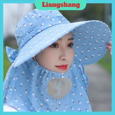 Mũ Nón Rộng Vành Chống Nắng + Khẩu Trang 2 Lớp Bảo Vệ Dây Thắt FREESHIP 24.999₫