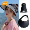 Mũ nón rộng vành trống nắng nửa đầu hở chóp non nữ GD17 – Chống UV, giá 40.000₫ 2