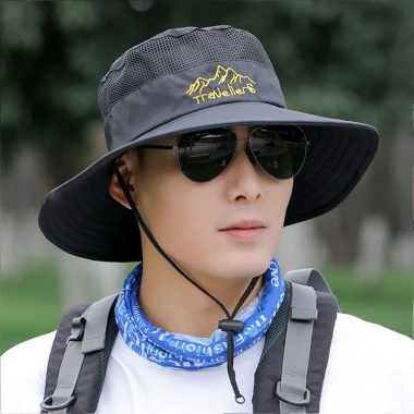 Mũ nón tai bèo nam cotton cao cấp - Bucket vành rộng chống nắng, giảm còn 55.000₫