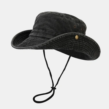 Mũ nón tai béo nam nữ, dây rút rộng, vành che nắng jean, cao bồi năng động 155k 9