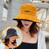 Mũ Nón Tai Bèo Rộng Vành Hai Mặt Che Nắng Mùa Hè Thêu Họa Tiết Phong Cách Hàn Quốc Giá 79.000 VND 10