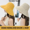 Mũ Nón Vải Trơn Rộng 2 Mặt Đổi Màu Chống Nắng Hàn Quốc Nữ - Giá chỉ 82.000₫