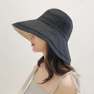 Mũ Nón Vải Trơn Rộng 2 Mặt Đổi Màu Chống Nắng Hàn Quốc Nữ - Giá chỉ 82.000₫ 3 Mũ Nón Vải Trơn Rộng 2 Mặt Đổi Màu Chống Nắng Hàn Quốc Nữ - Giá chỉ 82.000₫ 3
